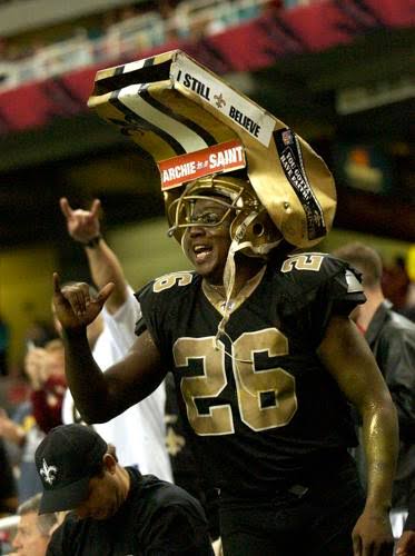 Whistle Monsta at a Saints game